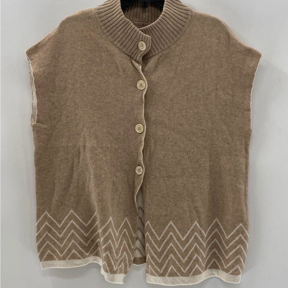 Women's Tan Sweater Vest